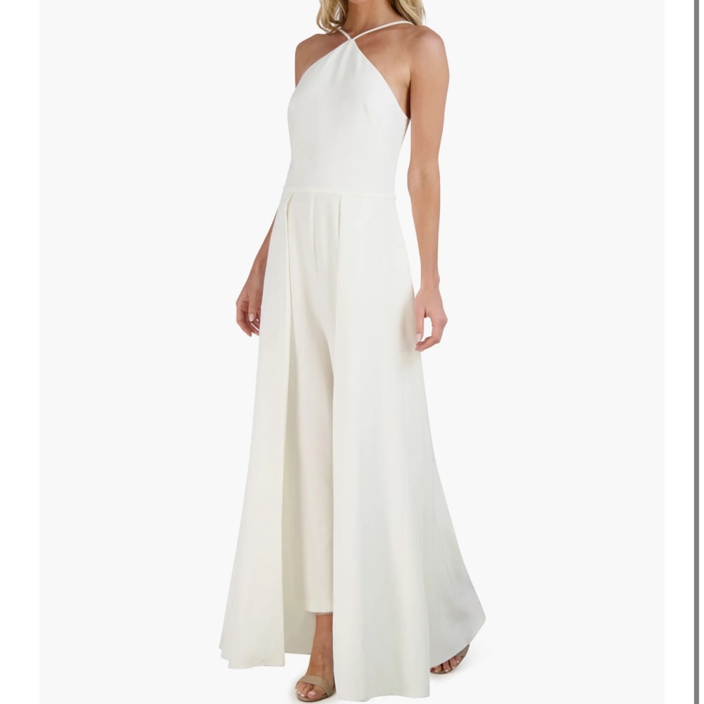 Halter Walk-Through Jumpsuit